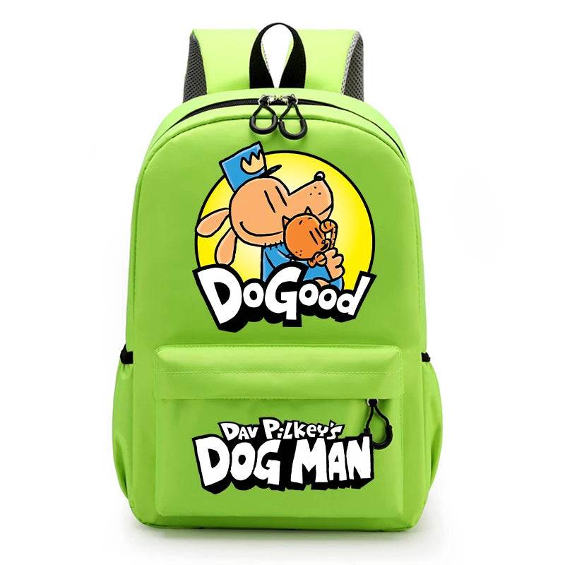 New Dog Man Kids Backpacks Boys Large-capacity School Backpack Cute Cartoon School Bags Children School Supplies Birthday Gifts - AIAZ