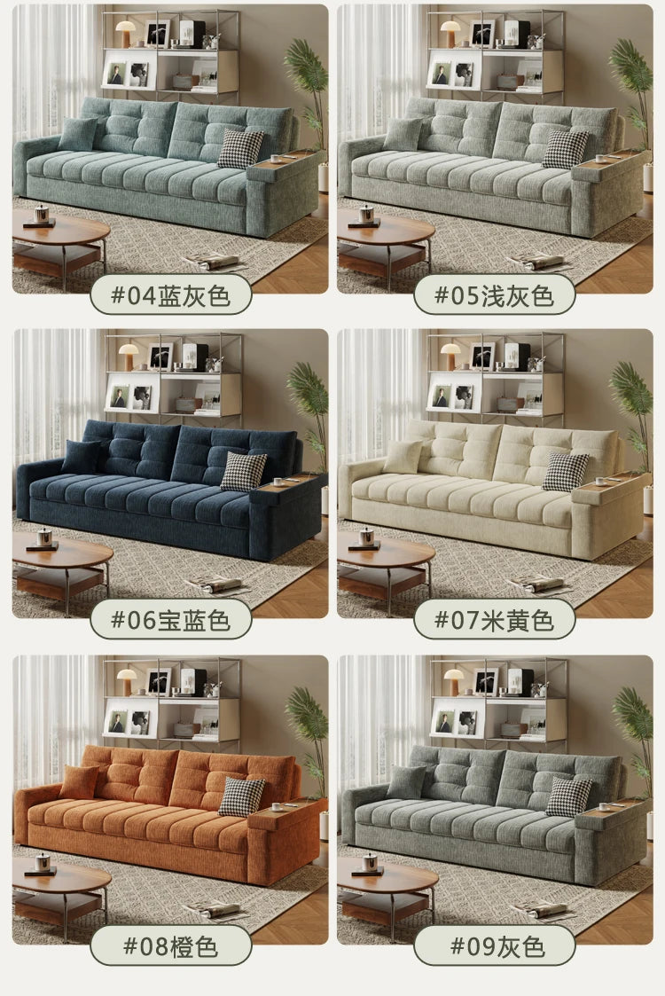 Design Folding Sofas Expand Contract Soft Living Room Double Sofas Receive Simple Juego De Muebles Para Sala Home Furniture