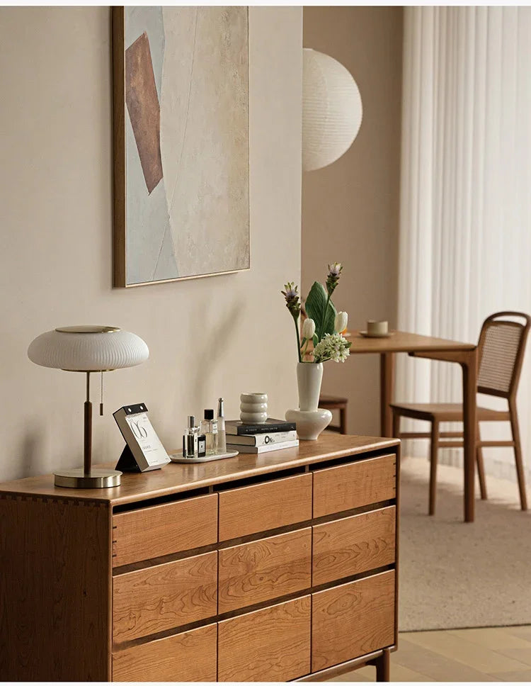 Nordic Vintage Table Lamp White Glass Desk Light for Bedroom