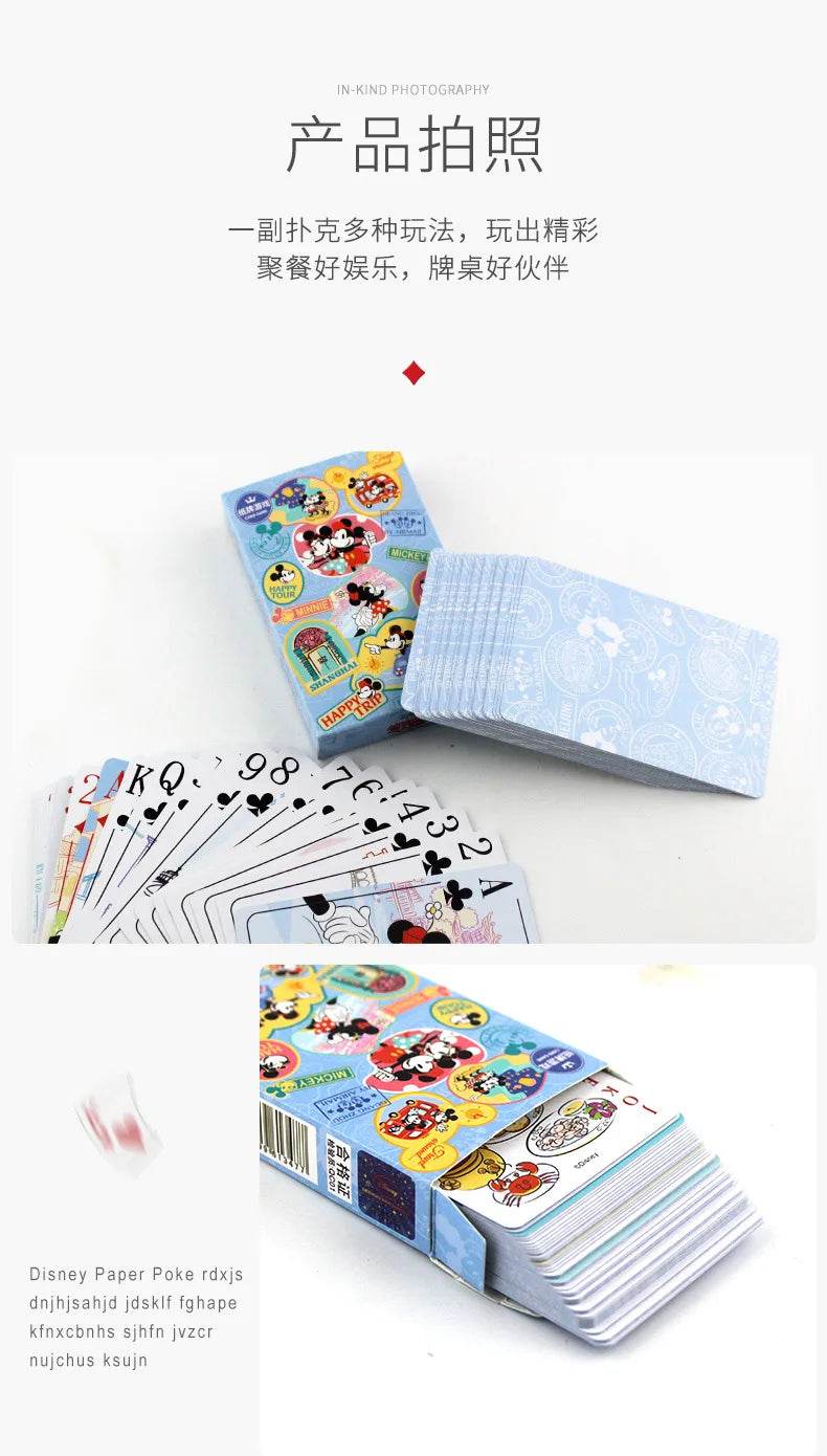 Disney Stitch Poker Lots-o'-Huggin' Bear Playing Cards Playing Cards Poker Indoor Family Entertainment Board Games - AIAZ
