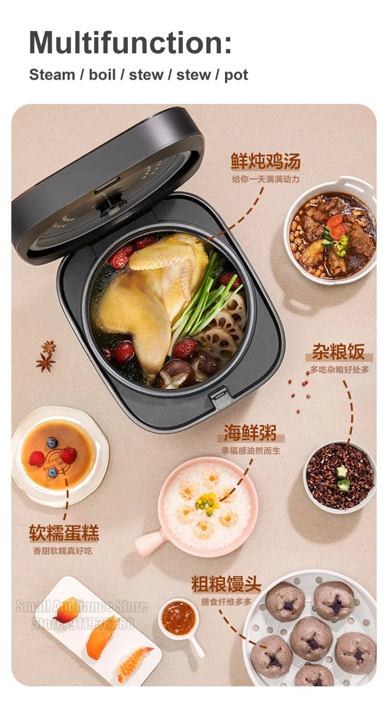SUPOR 3/4/5L Rice Cooker Multi-Function Electric Cooker 220V Home Kitchen Appliance Multi-Purpose Cooker For Dormitory Office