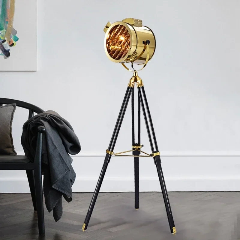Nordic Creative Designer Stainless Steel Floor Lamp Restaurant Living Room Studio Retro Metal Led Light Home Decoration Lighting