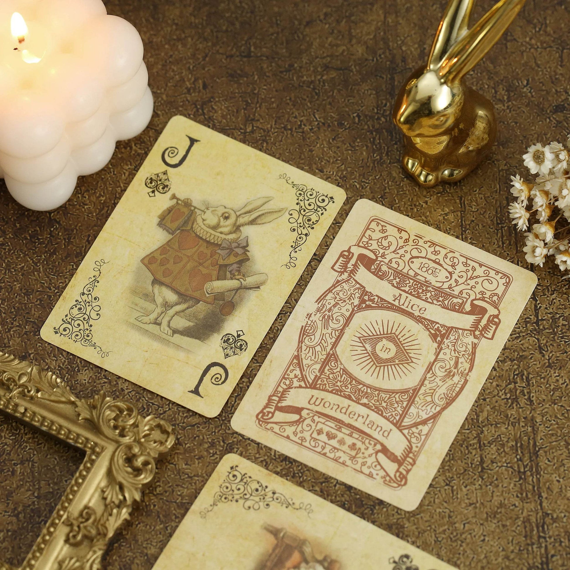 1Set Vintage Style Playing Cards Alice in Wonderland Poker Playing Cards Deck Board Games Retro Poker Never open - AIAZ