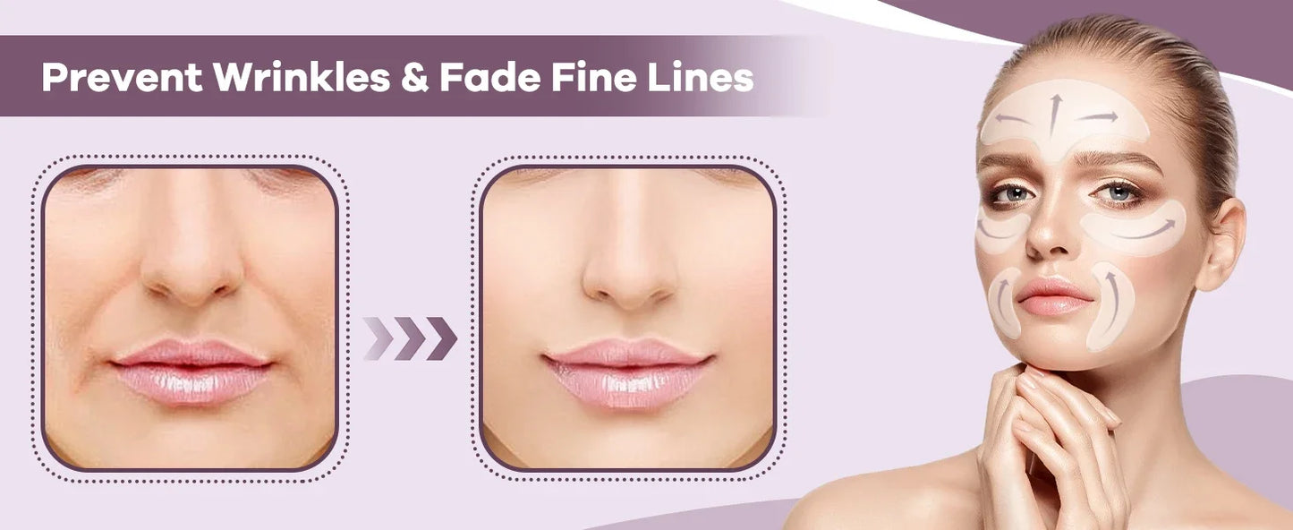 Silicone Face & Neck Lift Patches Anti Rimpel Pads Wrinkle Removal Sticker Face Forehead Neck Eye Sticker Pad Lifting Care