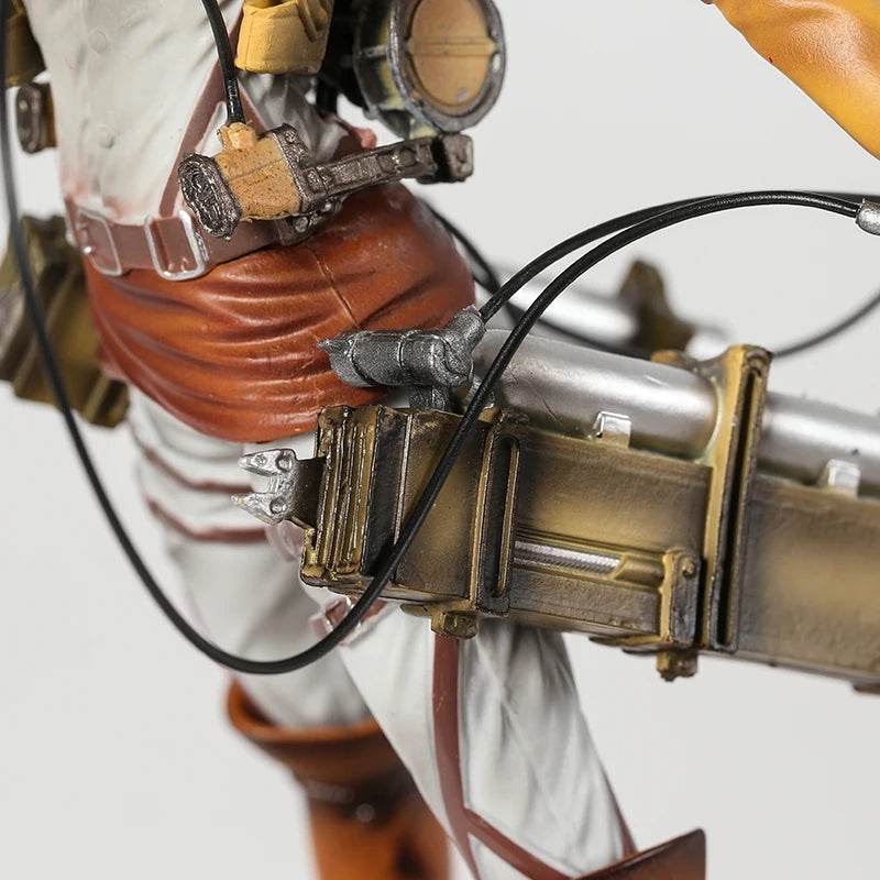 Levi Figure Mikasa Ackerman Eren Jaeger Figurine Anime Model Doll Toy 36cm - AIAZ