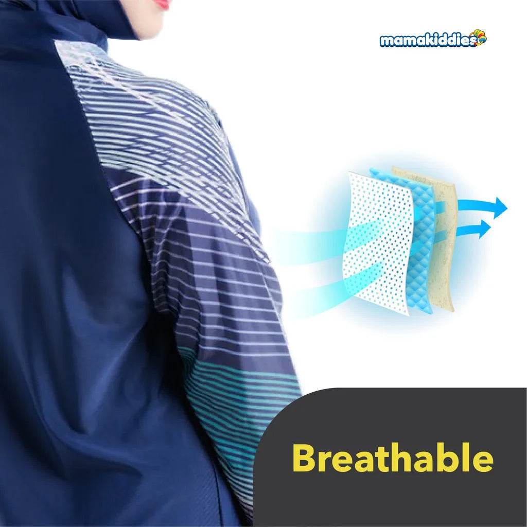 Muslim wimwear Women Hijab Swimsuit Modest Swimming Suit Islamic Cover Ups Burkini Hijabs For Woman Long Sleeve Bathing Swim - AIAZ