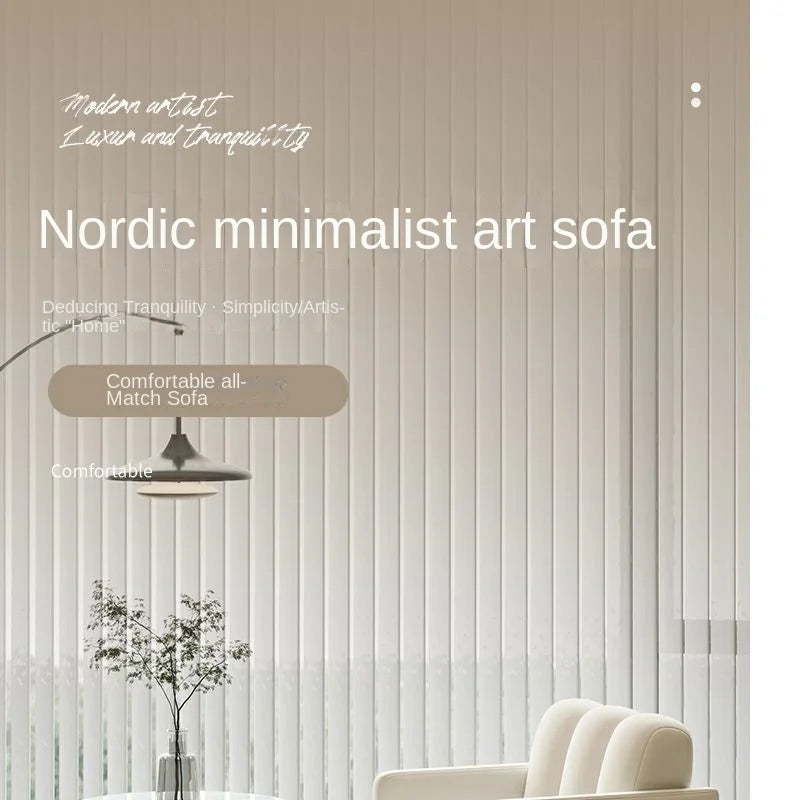 Cream Style Single Lounge Chair Light Luxury Sofa Designer Wool Living Room Reception Single Chair