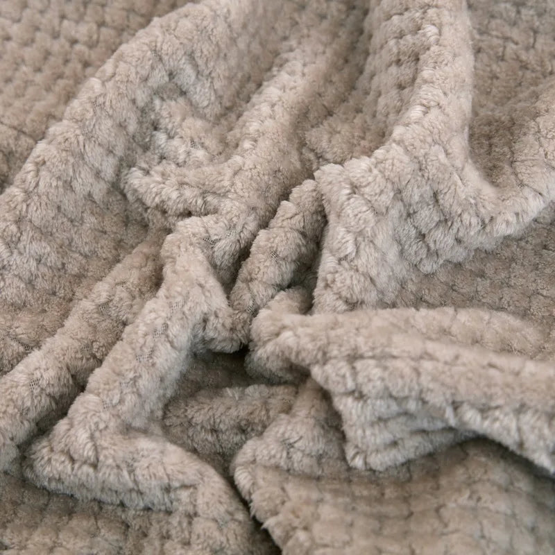 Baby Blanket Soft Fleece Infant Thick Quilt Bedding Swaddle Wrap Blanket Warm Newborn Stroller Sleep Cover Nursery Thermal Gift