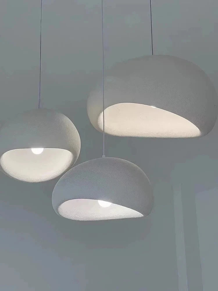 Japanese Wabi Sabi Chandelier Modern LED Pendant Light for Dining Living Room Bedroom Bar Designer Homestay E27 Hanghing Lamp