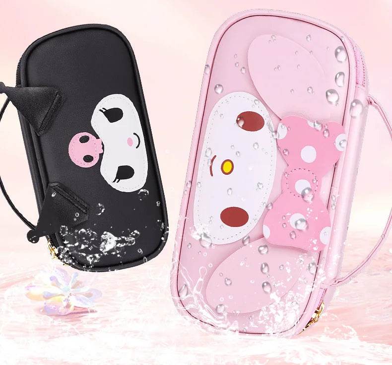 School Supplies Kawaii Pencil Case Stationery for Girls Pupil Cute Writing Bag Sanrio Kuromi Cinamoroll My Melody Student Kids - AIAZ
