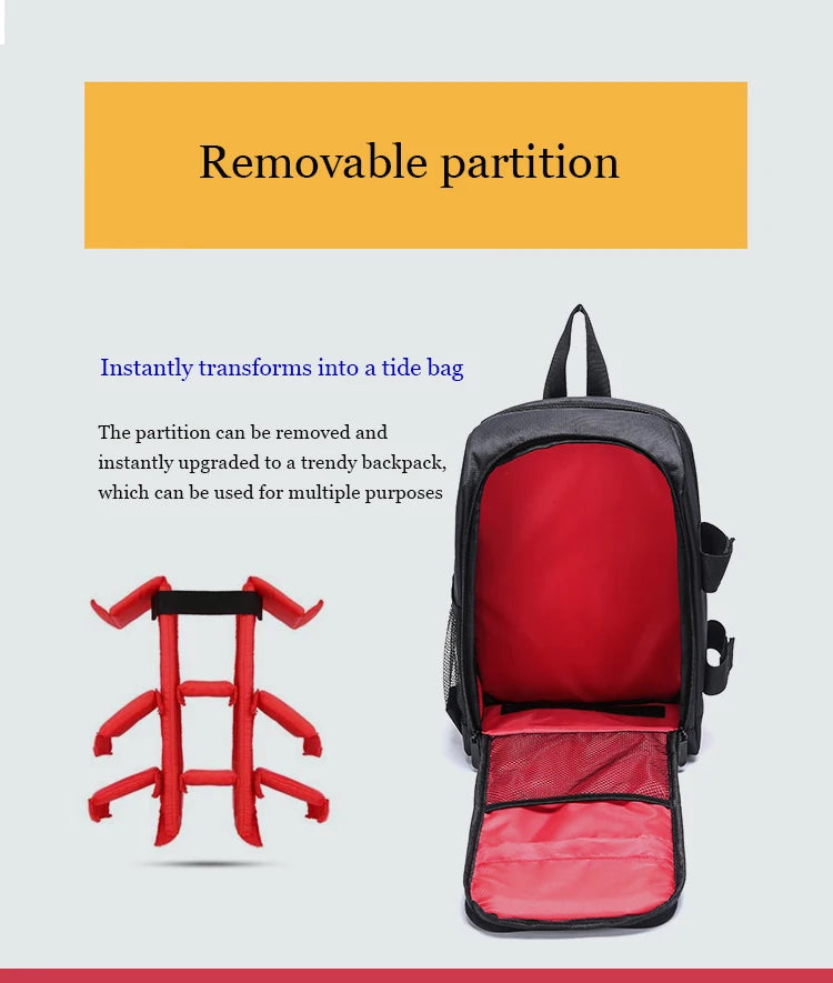 JINNUOLANG Unisex Photograph Waterproof Backpack Camera Shoulders Bags Nylon Case Fit 15.6'' Laptop Travel Outdoor DSLR  Mochila