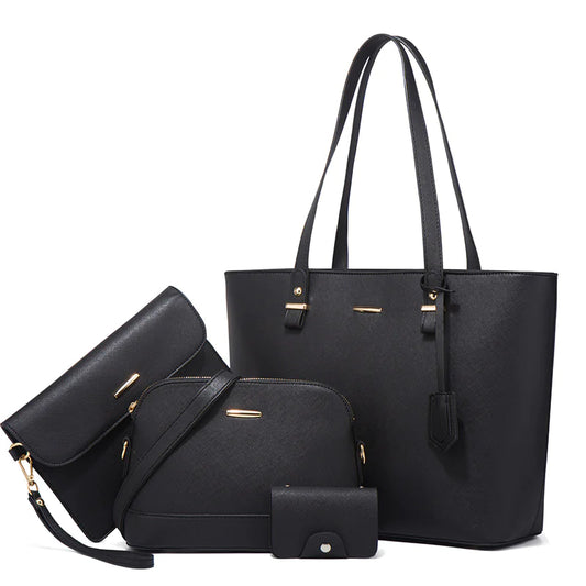 Chic 4-Piece Purse Ensemble