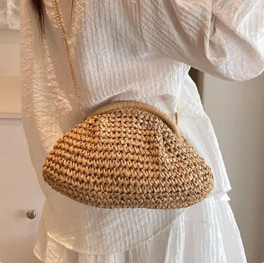 Summer Straw Beach Tote for Women