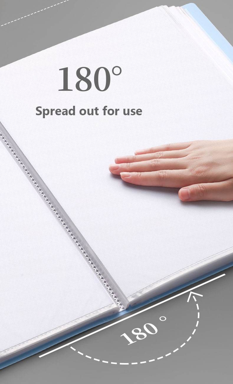 Clear Book Long Folder File Organizer Long Folder Organizer for Document 23.5x35CM School Supplies - AIAZ