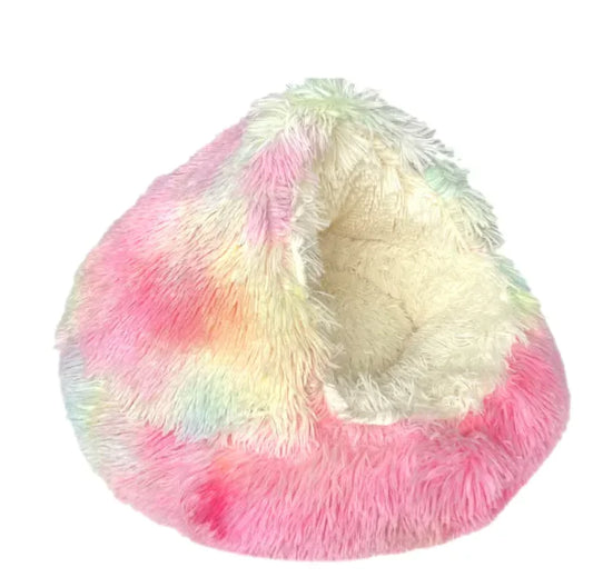 Cozy Pet Nest Semi-Enclosed Bed